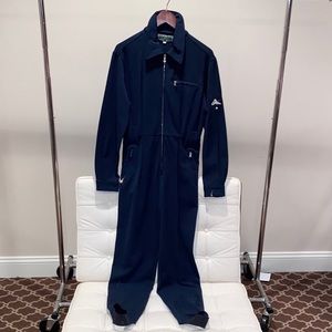 VINTAGE VAMPIRE 1 PIECE SKI / CATSUIT NAVY